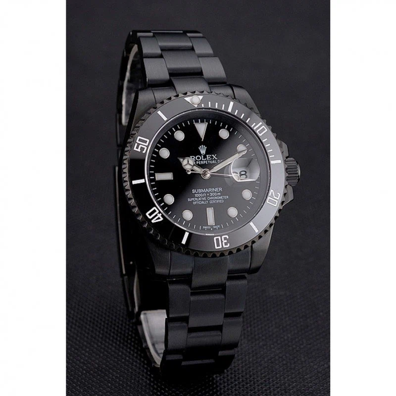 Superclone Submariner schwarzes Zifferblatt PR18239B Schrägansicht