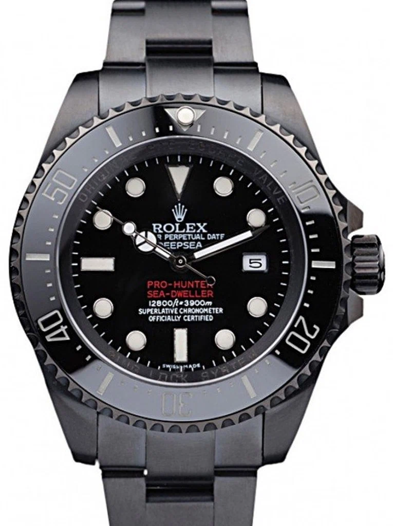 Superclone Deepsea schwarzes Zifferblatt REP016819