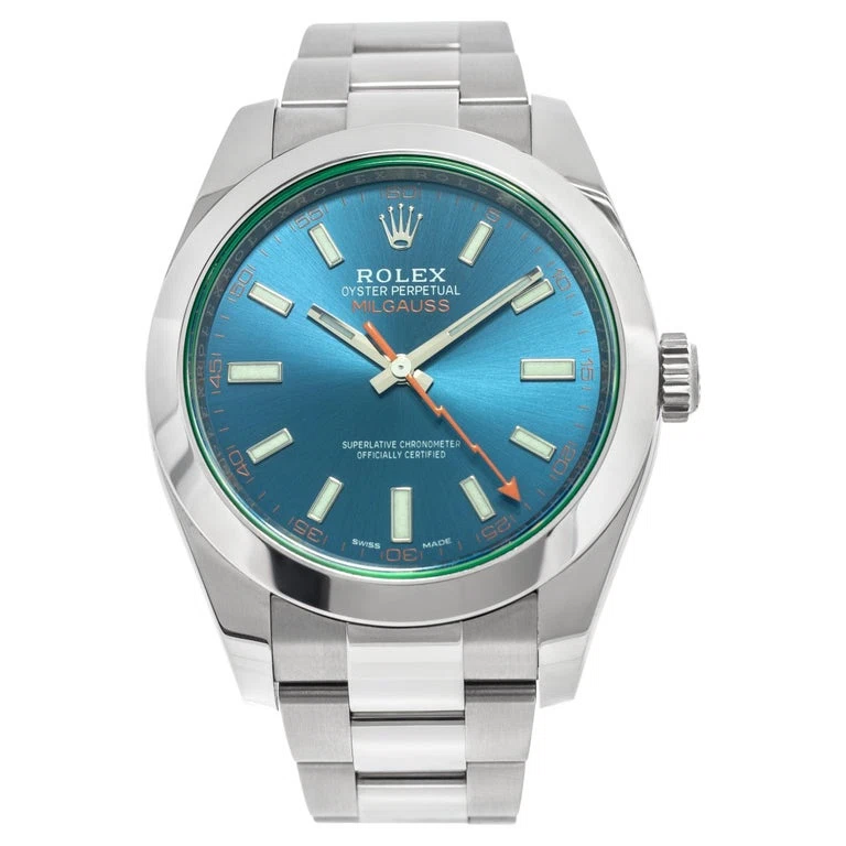 Superclone Milgauss blaues Zifferblatt 116400GV