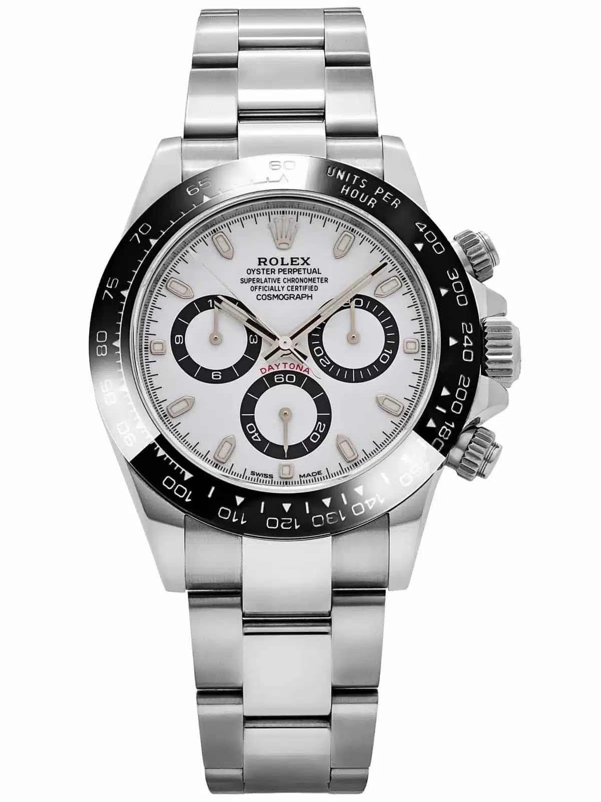 Rolex Daytona “Panda” weißes Zifferblatt 116500LN