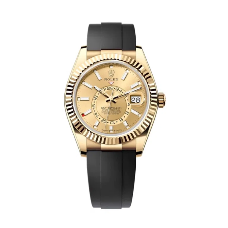 Superclone Sky-Dweller champagnerfarbenes Zifferblatt 336238