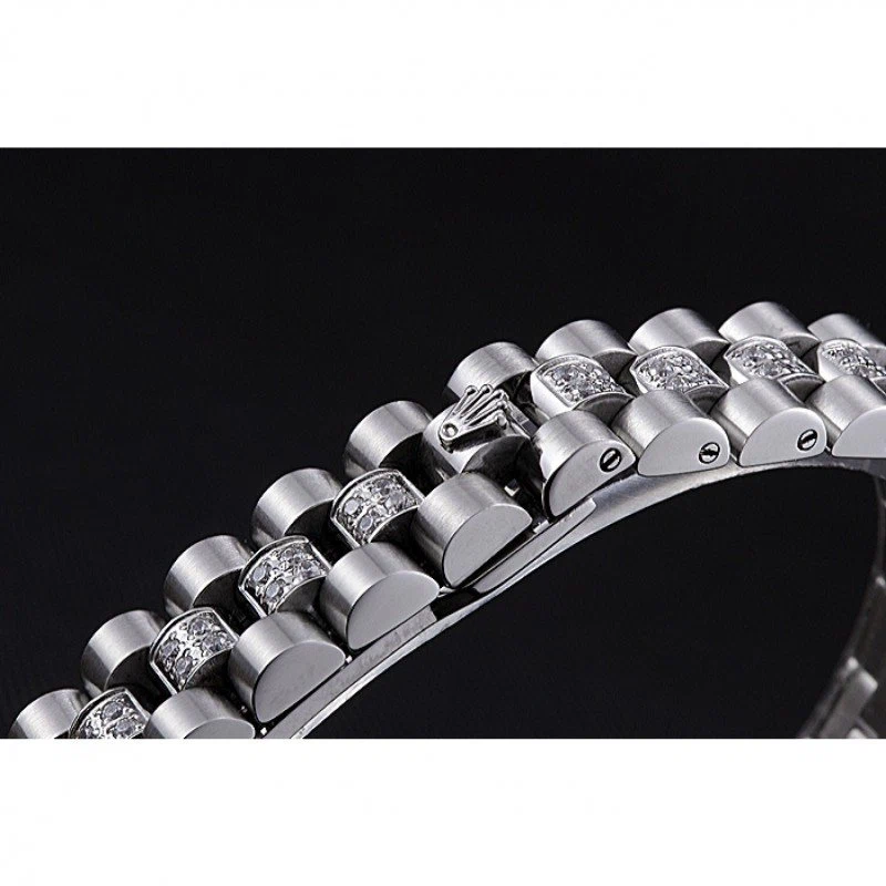 Superclone Datejust silberfarbenes Zifferblatt 622021 Profilansicht
