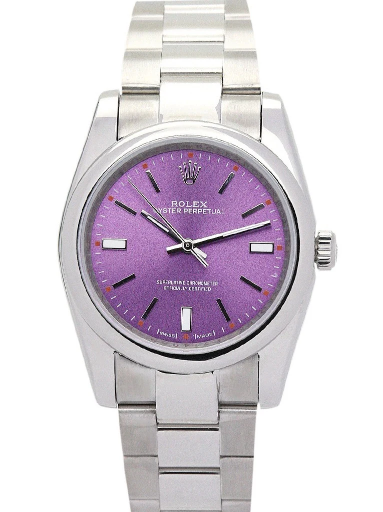 Oyster Perpetual Lady violettes Zifferblatt 177200