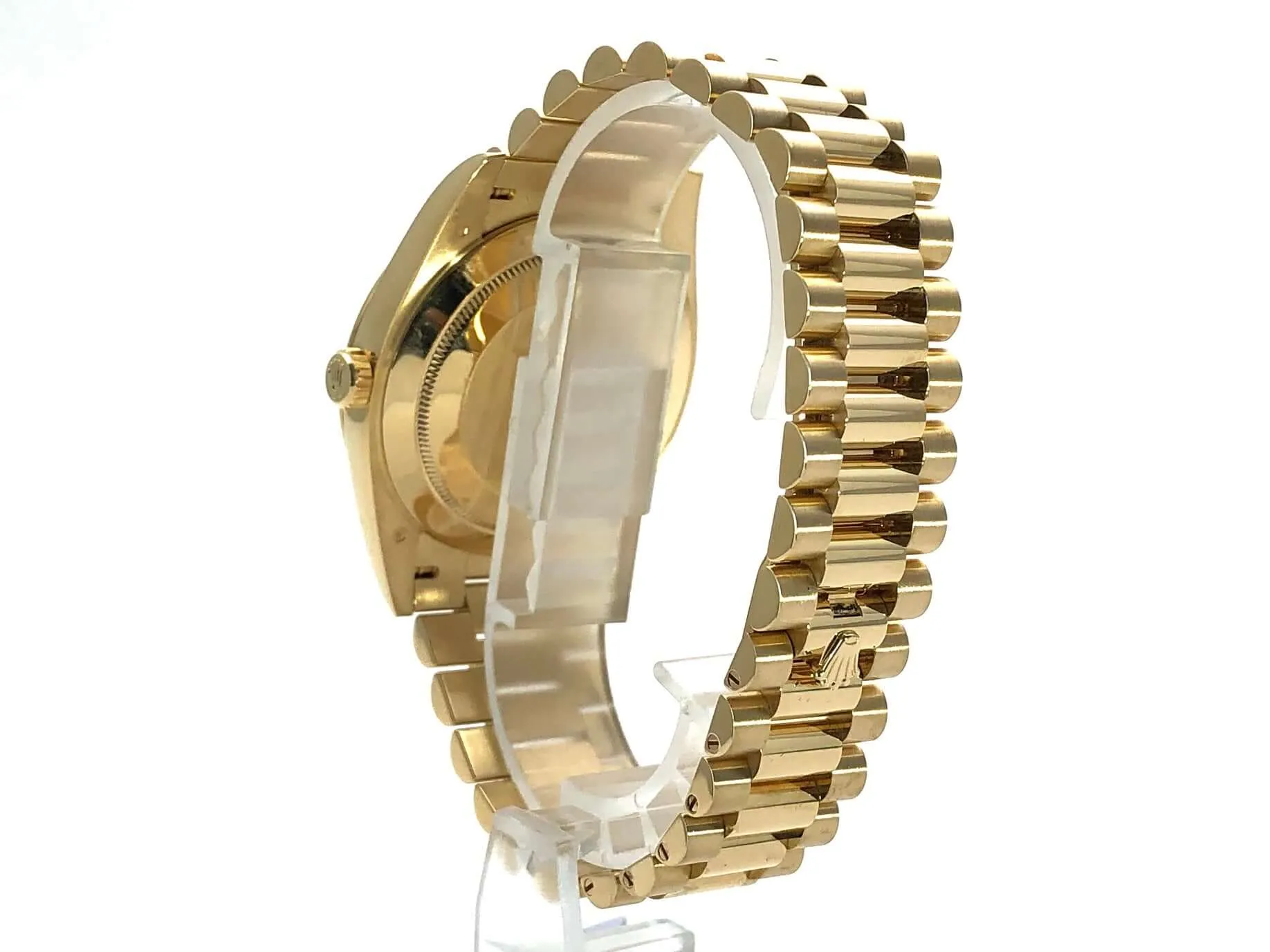Day-Date II champagnerfarbenes Zifferblatt 228238 Profilansicht