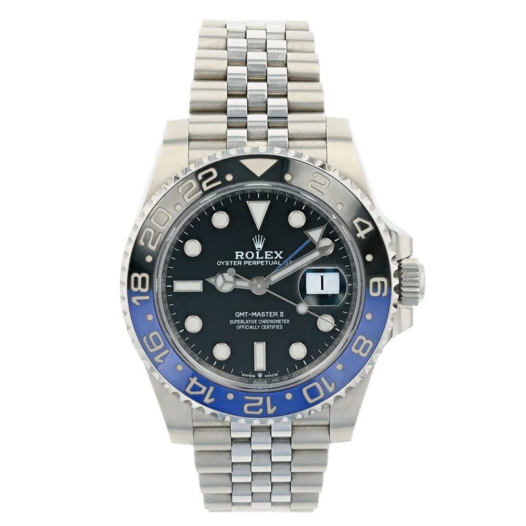 Superclone GMT-Master II schwarzes Zifferblatt 126710BLNR "Batgirl"