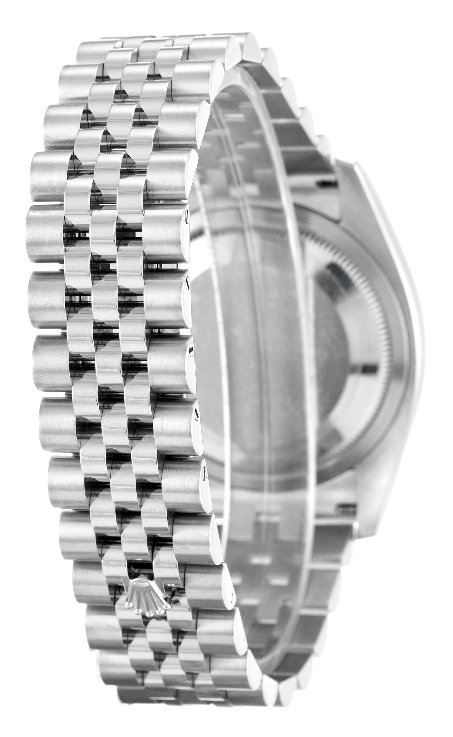 Datejust blaues Zifferblatt 116234 Schrägansicht