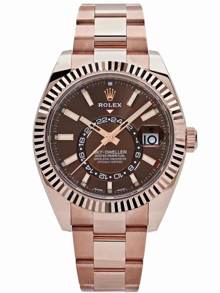 Rolex Sky-Dweller schokoladenbraunes Zifferblatt 326935 – Replik