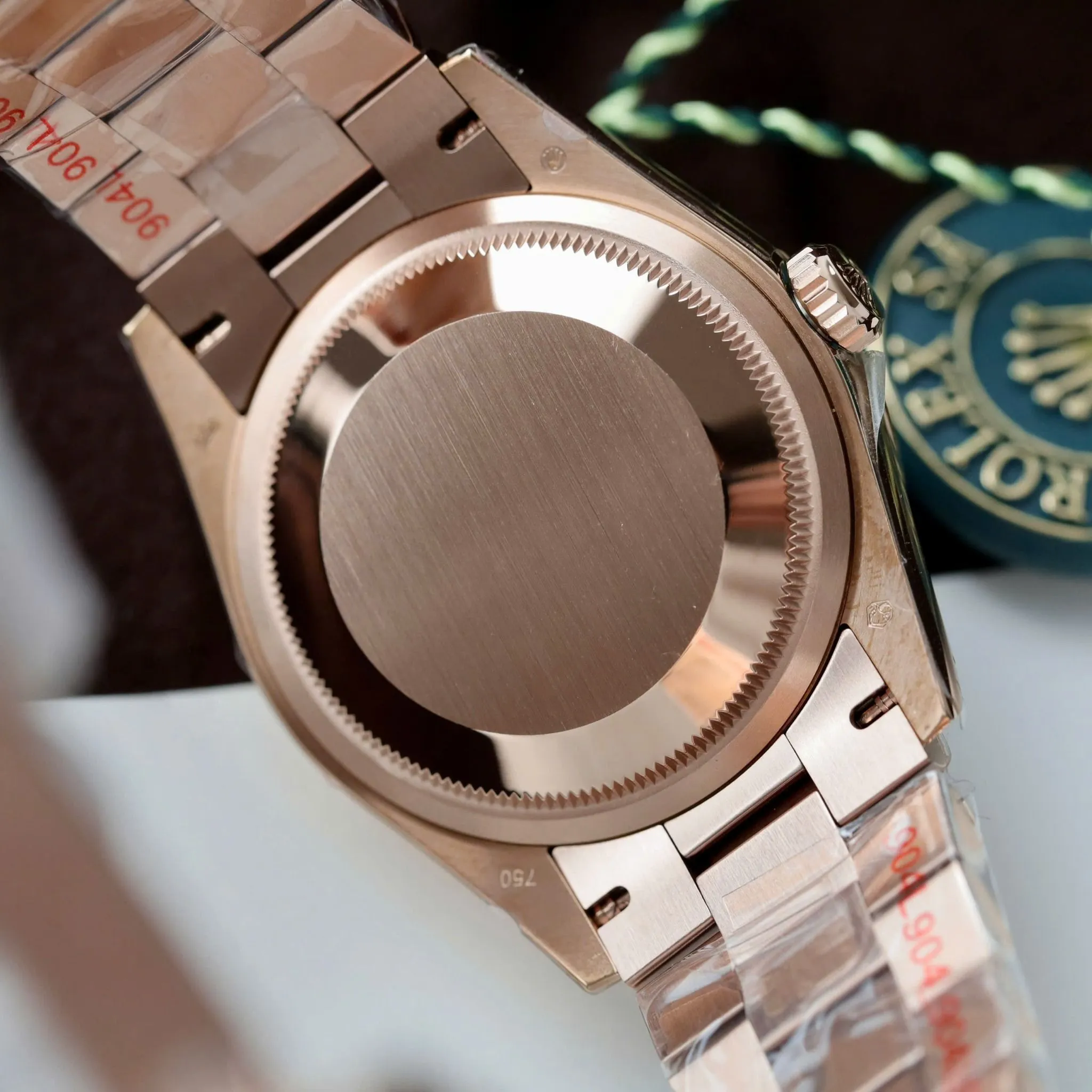 Day Date Pearl Zifferblatt mit Diamantbesatz Lünette Presidential Armband
