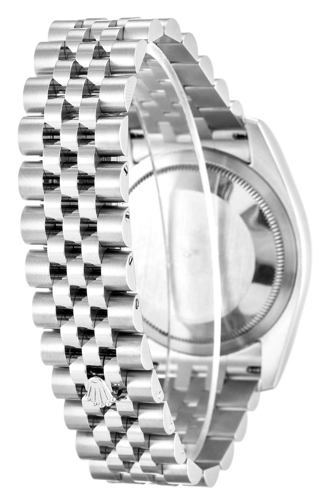 Datejust schwarzes Zifferblatt 116234 Schrägansicht
