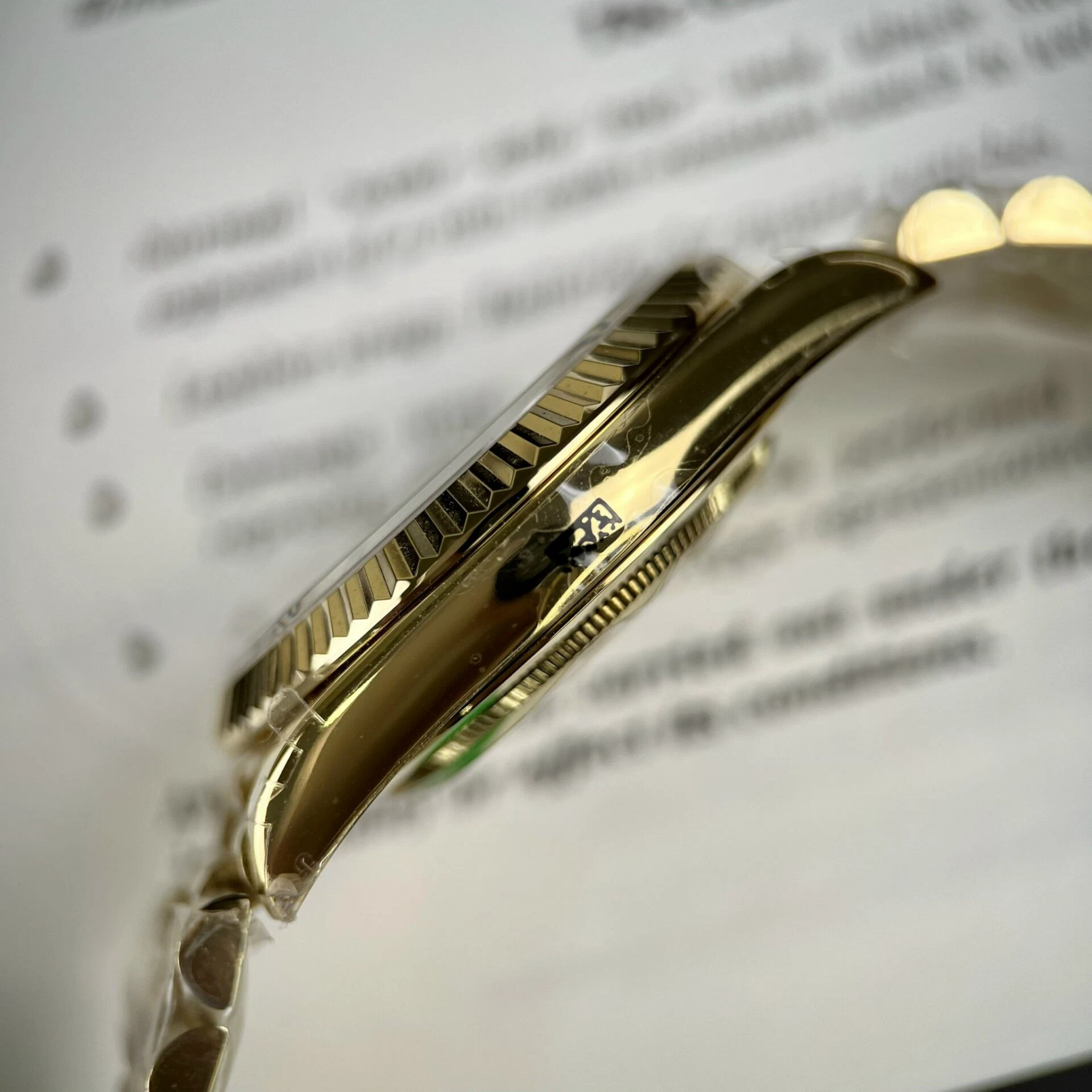 Rolex Day-Date Weißes Perlmutt Zifferblatt mit Diamantbesatz 128238-0123 36 mm – Superclone – Bild 7