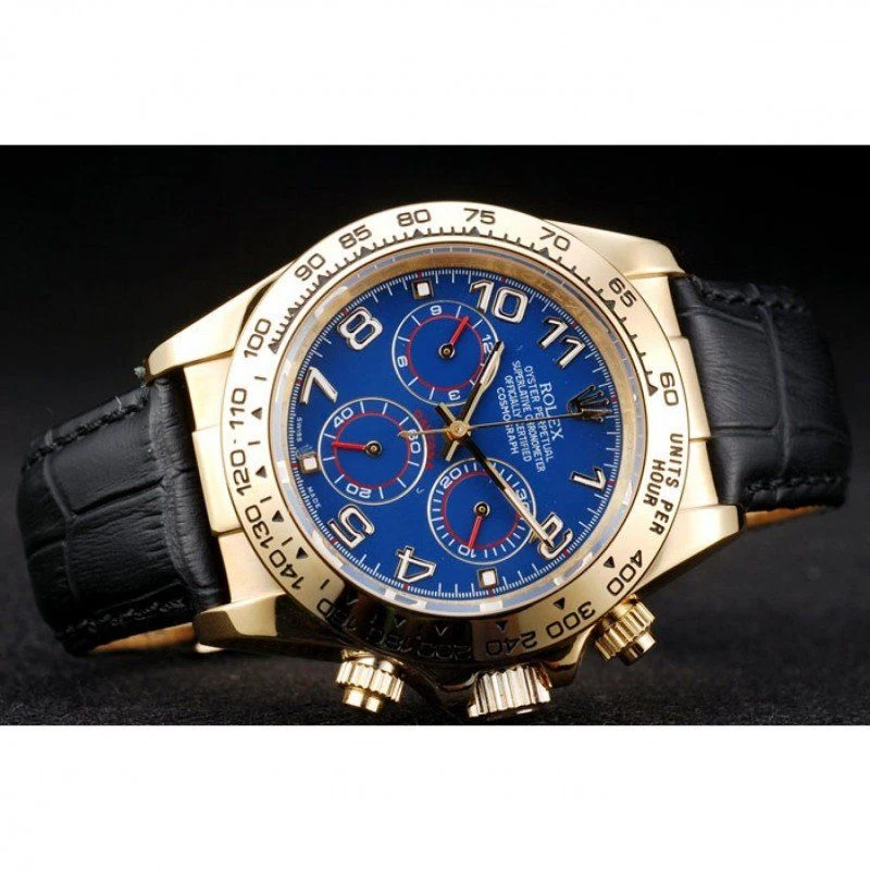 Daytona blaues Zifferblatt REP016832 Nahaufnahme