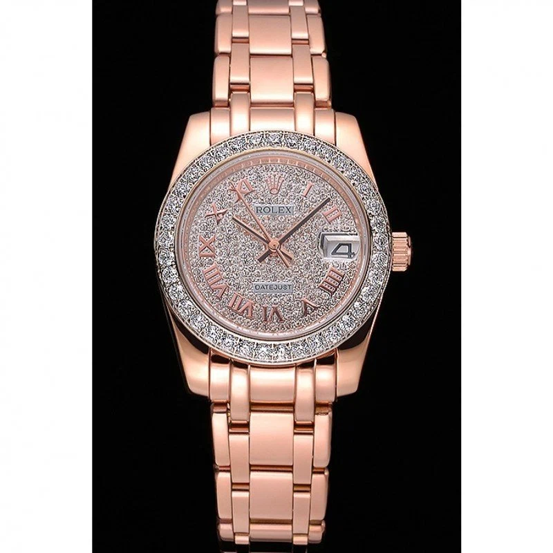 Datejust Zifferblatt mit Diamantbesatz 622836 Perspektivansicht