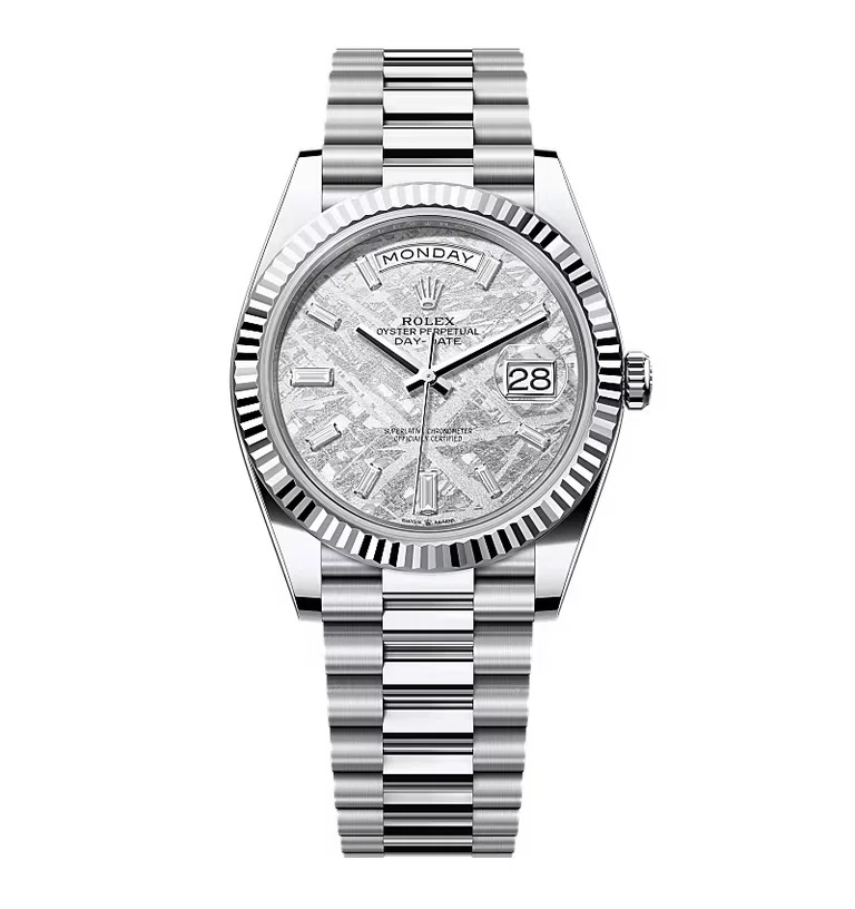 Rolex Day-Date Meteorit Zifferblatt mit Diamantbesatz 228236-0011 40 mm – Superclone