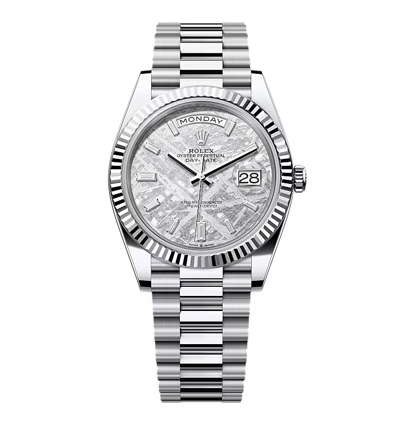 Rolex Day-Date Meteorit Zifferblatt mit Diamantbesatz 228236-0011 40 mm – Superclone
