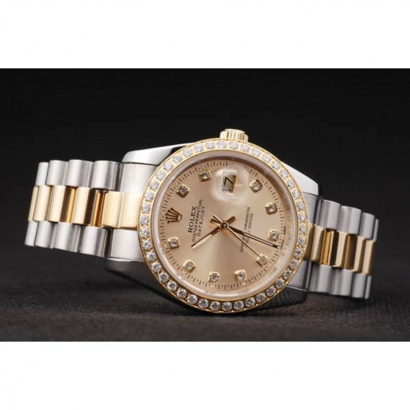 Superclone Datejust goldfarbenes Zifferblatt SRL40 Alternate Angle