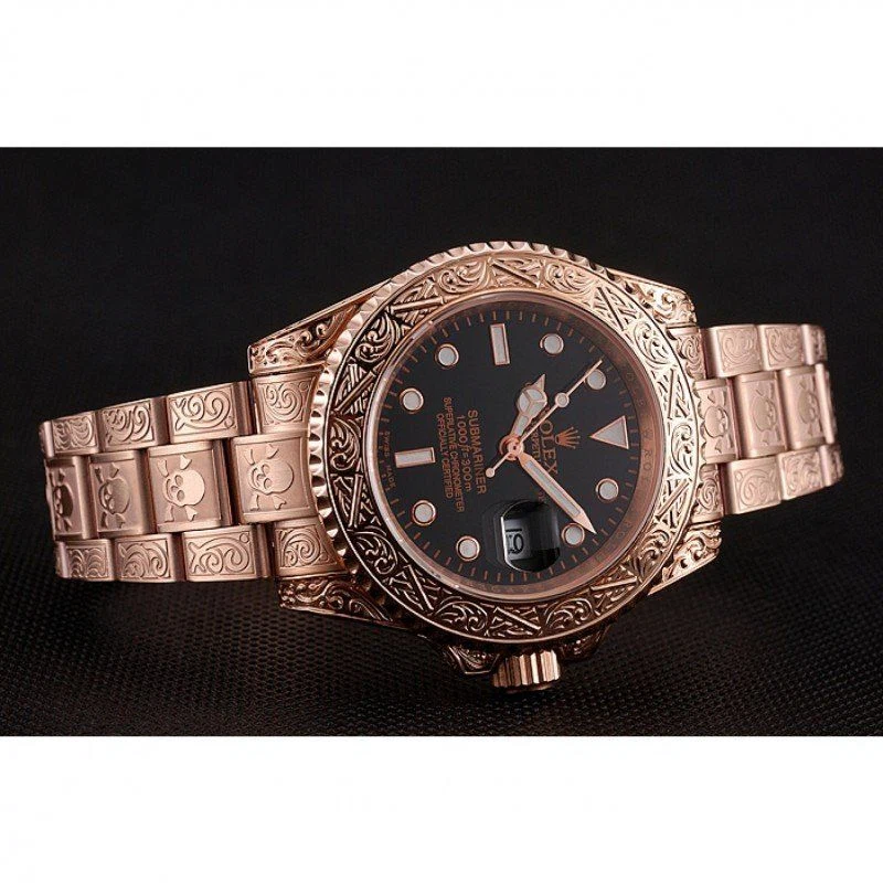 Superclone Submariner schwarzes Zifferblatt 1454086 Designdetail