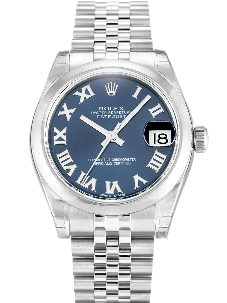Lady-Datejust blaues Zifferblatt 178240 Jubilee