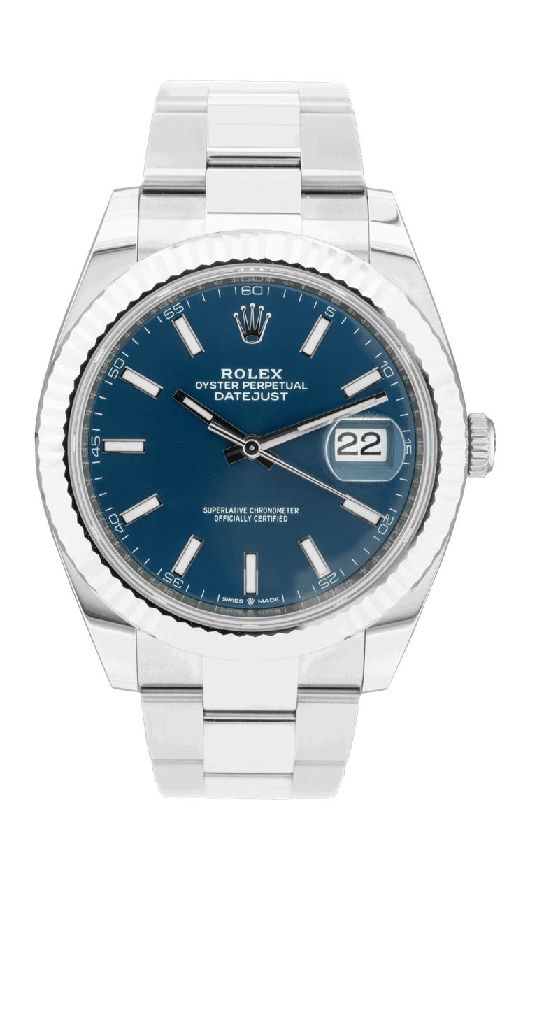 Datejust blaues Zifferblatt 126334 Oyster