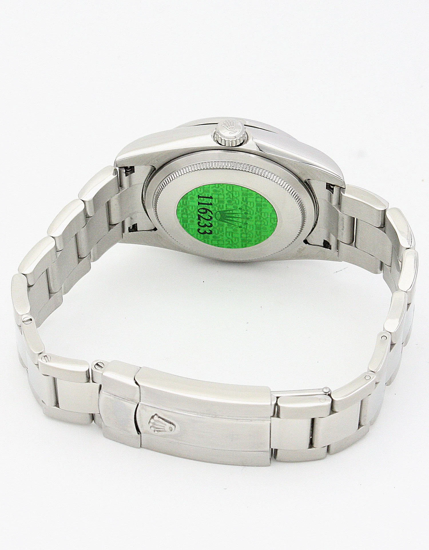 Oyster Perpetual Lady violettes Zifferblatt 177200 Nahaufnahme