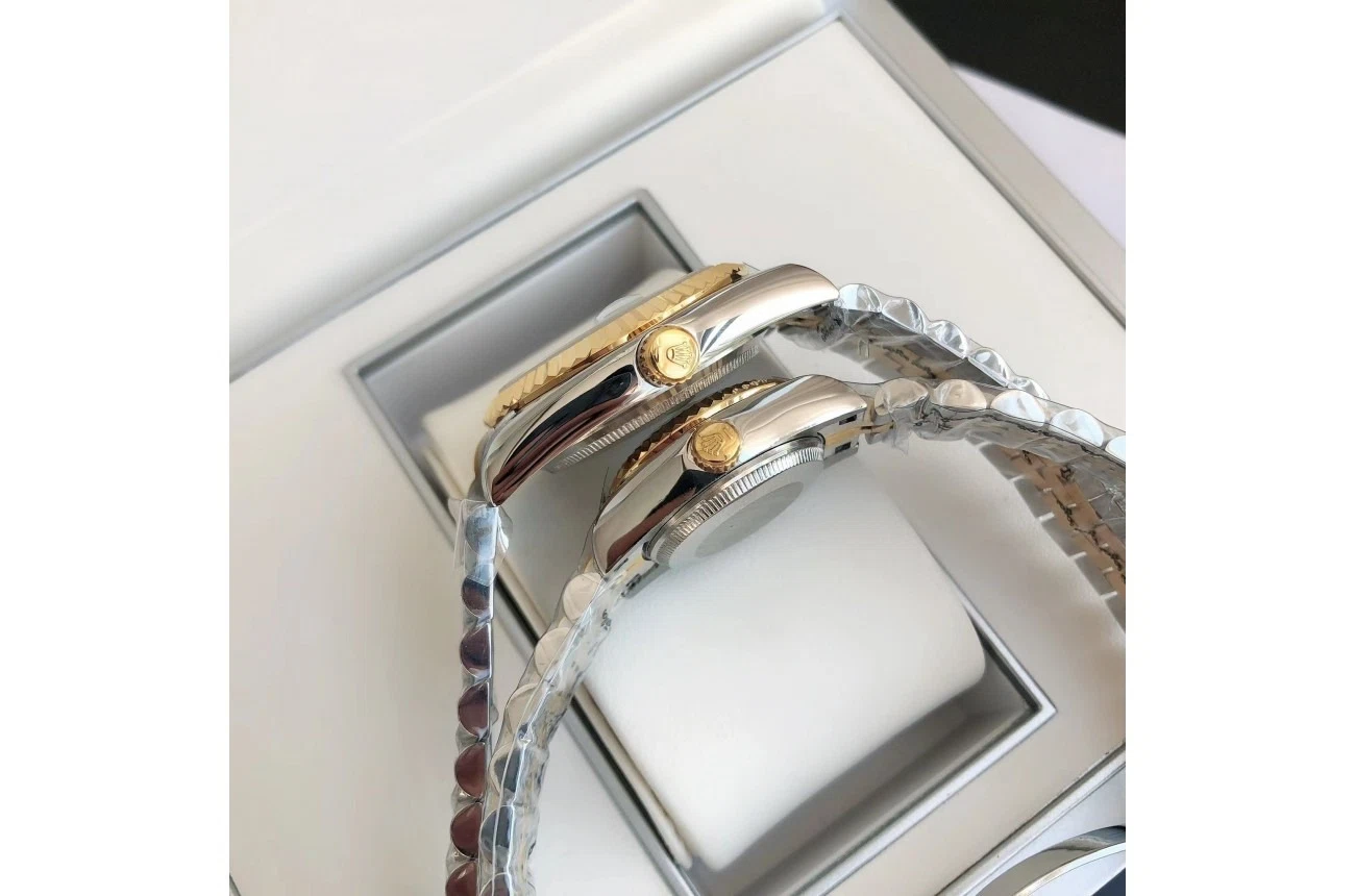 Datejust Roségold/Edelstahl Jubilee Silber/Diamantindizes Stilansicht
