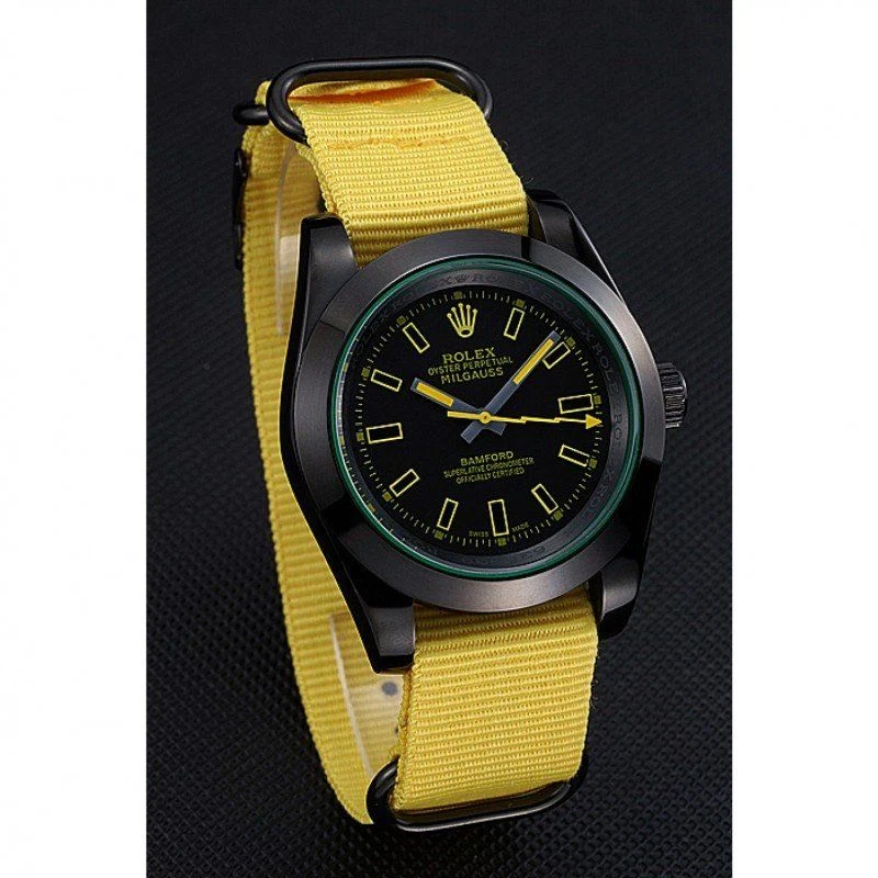 Milgauss schwarzes Zifferblatt 621999 Schrägansicht