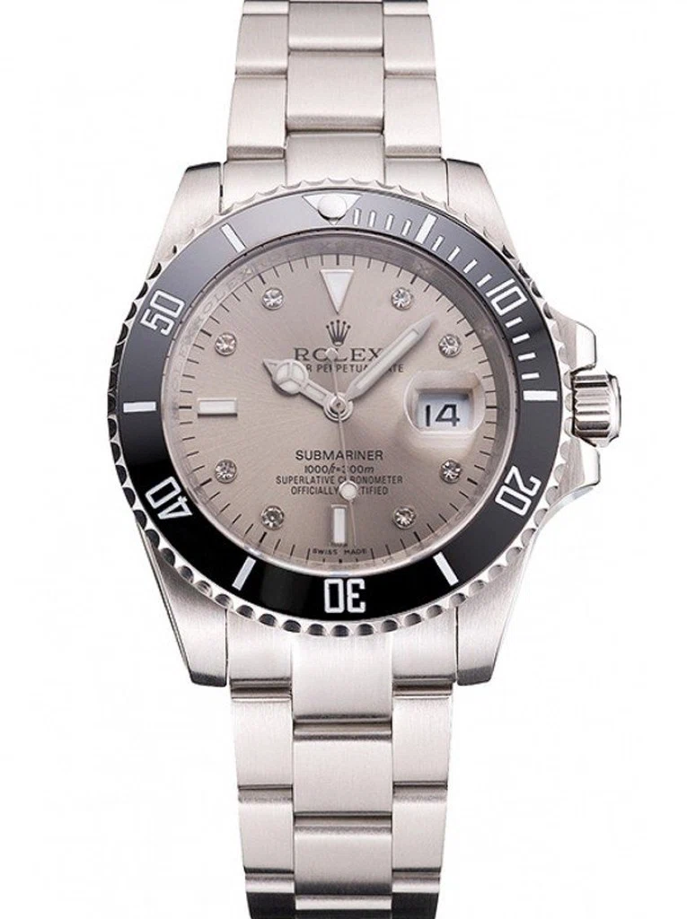 Superclone Submariner silberfarbenes Zifferblatt PR16233S