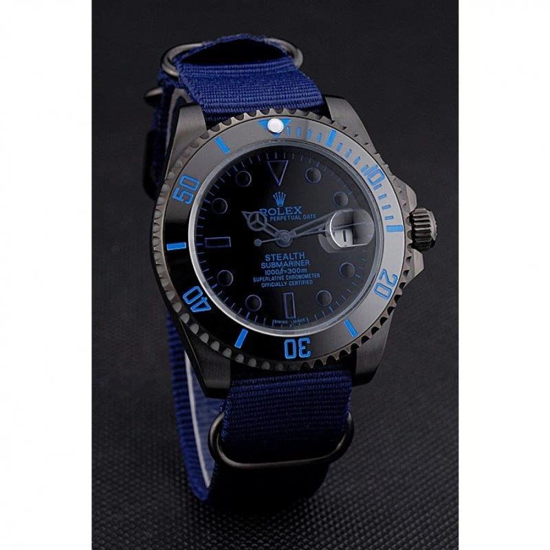 Submariner schwarzes Zifferblatt 622008 Schrägansicht
