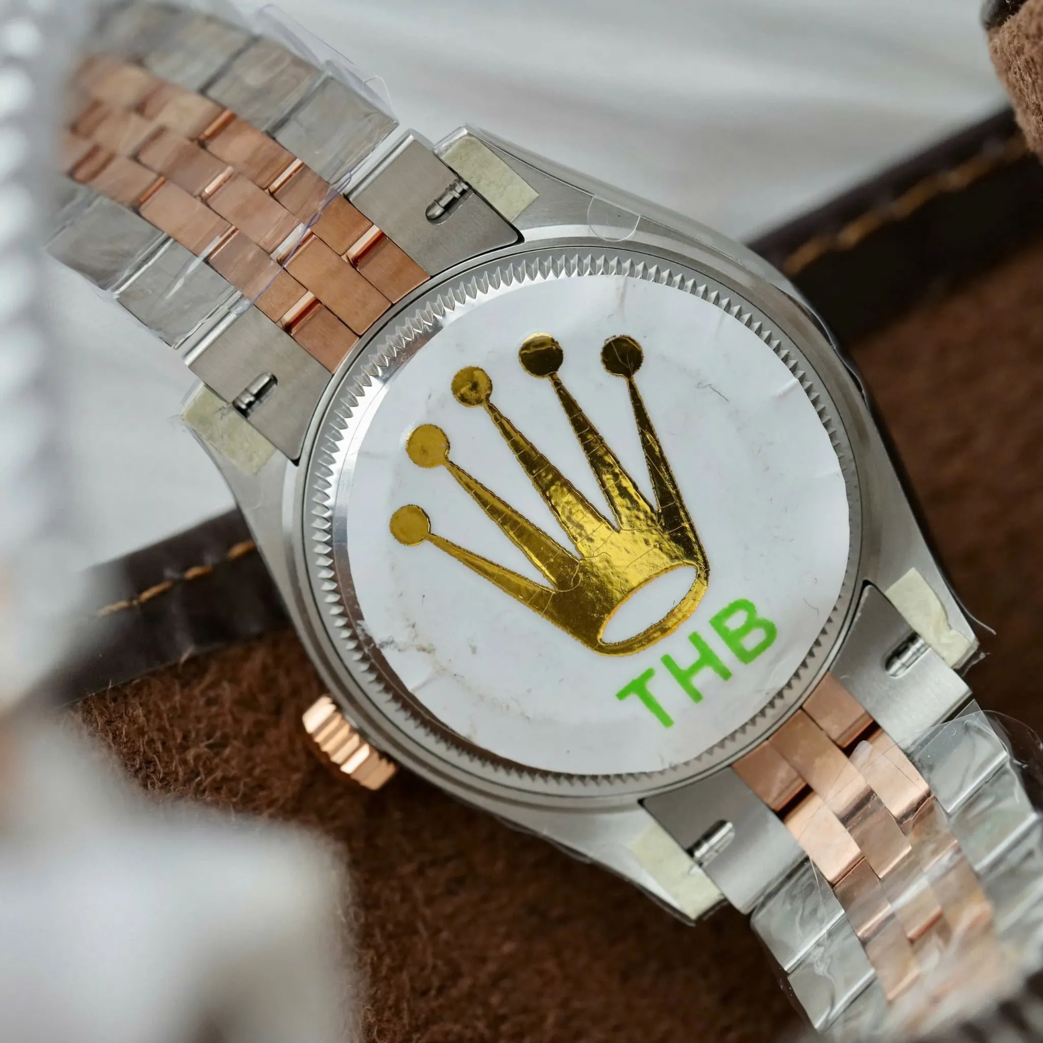 Datejust schiefergraues Zifferblatt Geriffelt Lünette Jubilee Armband