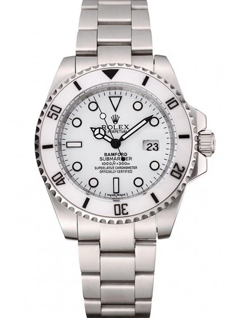 Submariner weißes Zifferblatt 1453863