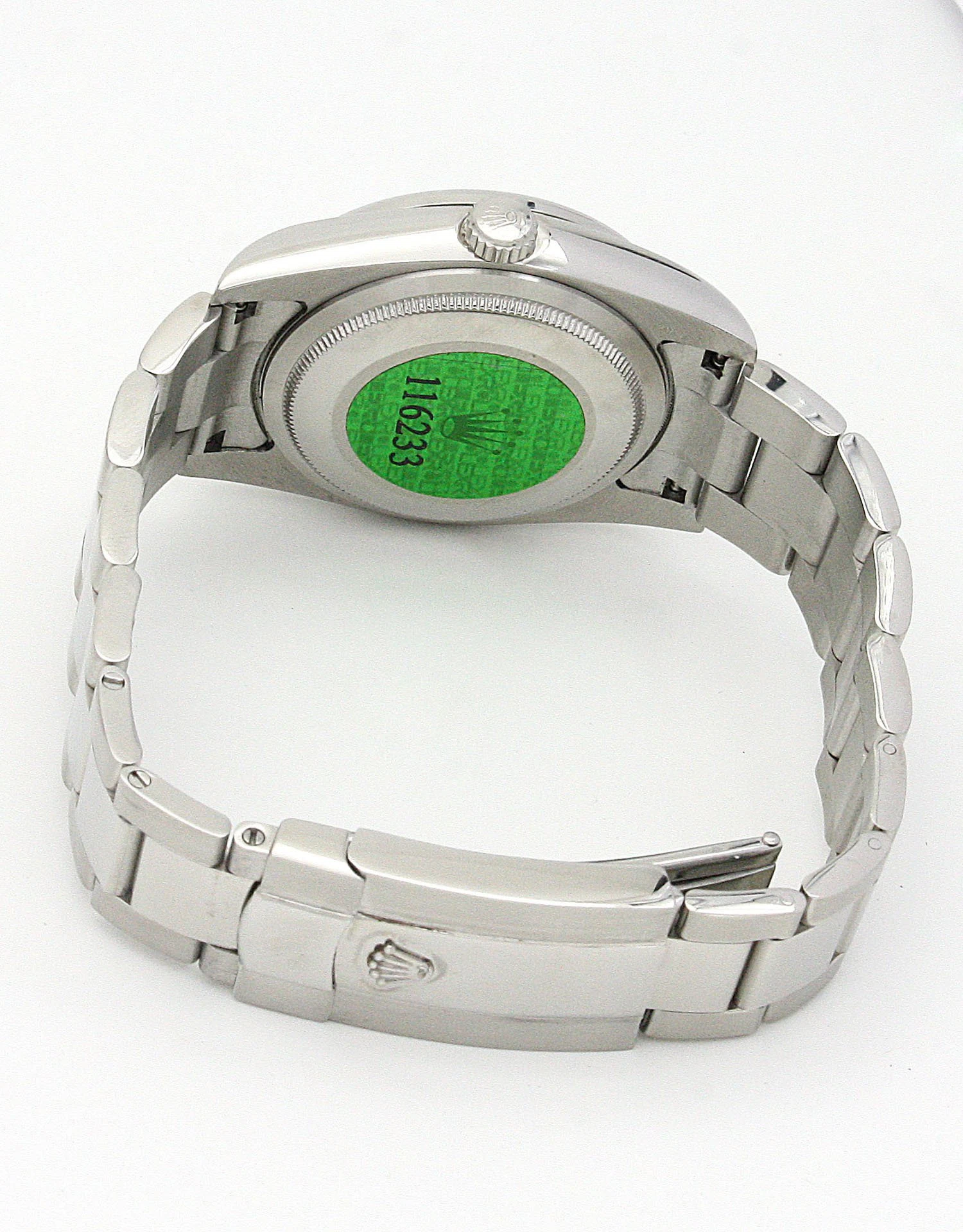 Oyster Perpetual Lady weißes Zifferblatt 177200 Nahaufnahme