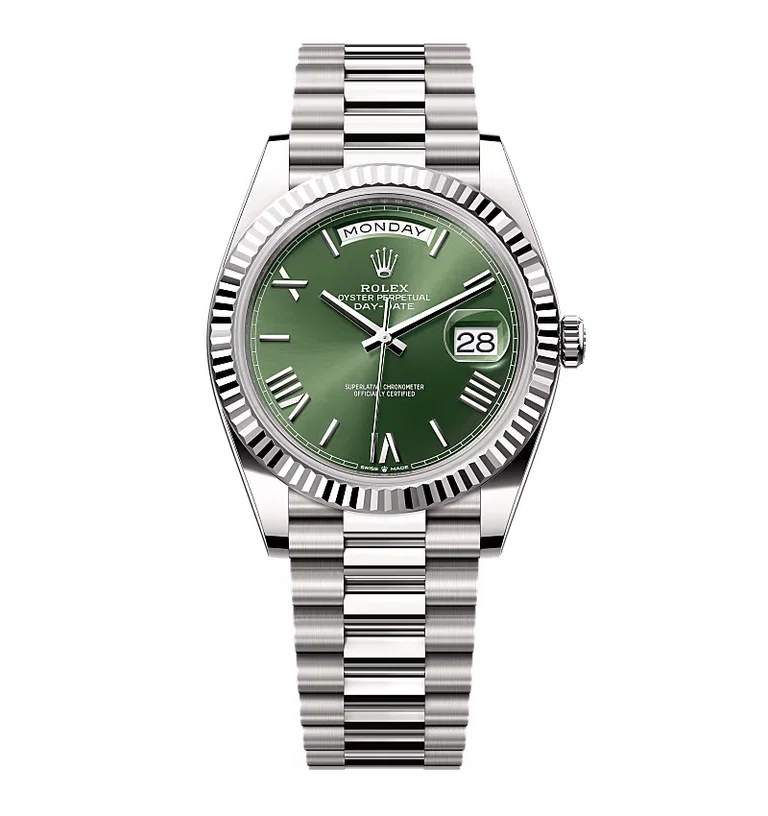 Rolex Day-Date olivgrünes Zifferblatt 228239-0033 40 mm – Superclone