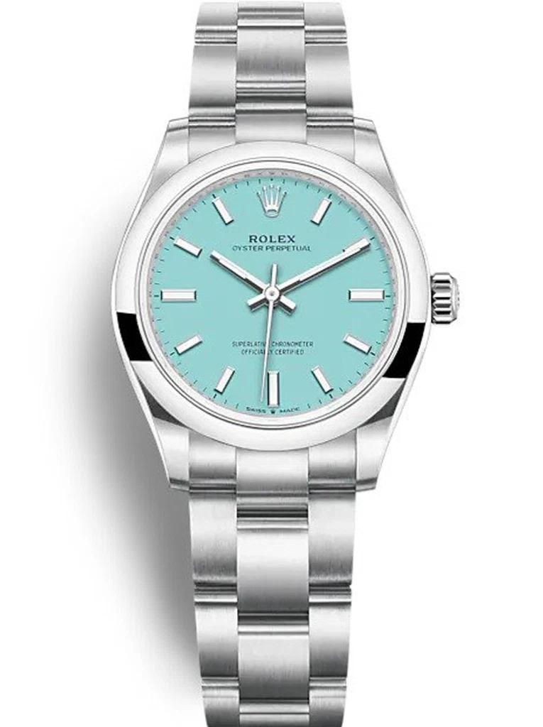 Oyster Perpetual Lady tiffanyblaues Zifferblatt 277200