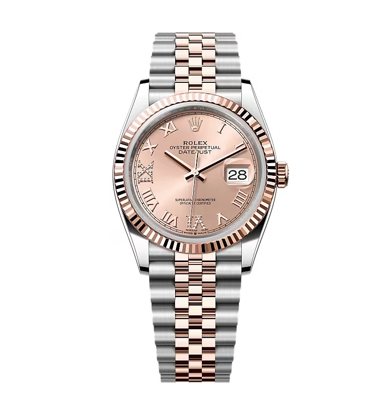 Rolex Datejust roséfarbenes Zifferblatt 126231-0027 36 mm