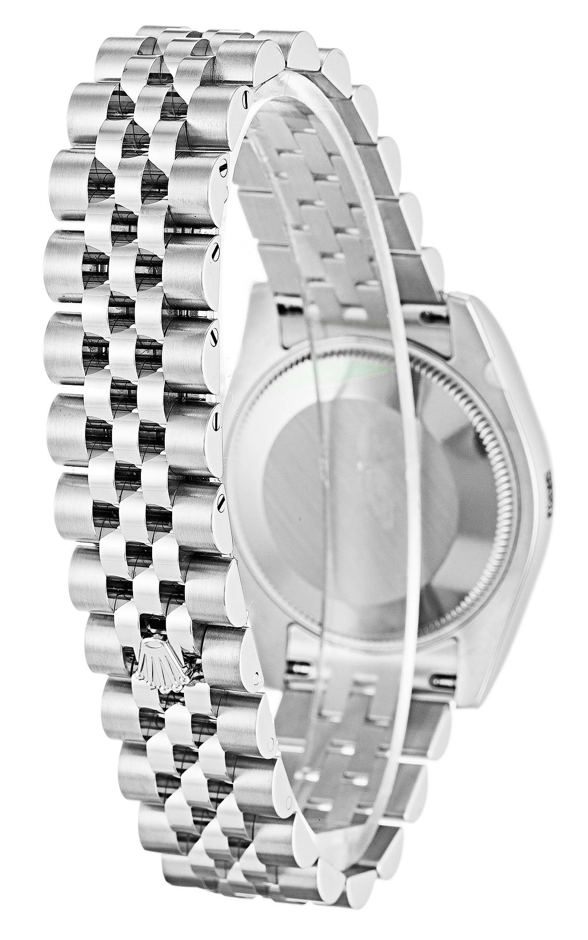 Lady-Datejust schwarzes Zifferblatt 178240-3 Schrägansicht