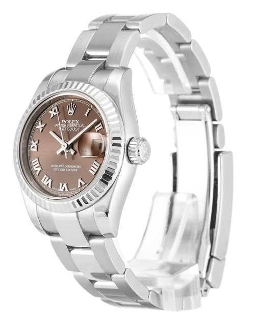 Lady-Datejust Bronze Zifferblatt 179179 Perspektivansicht