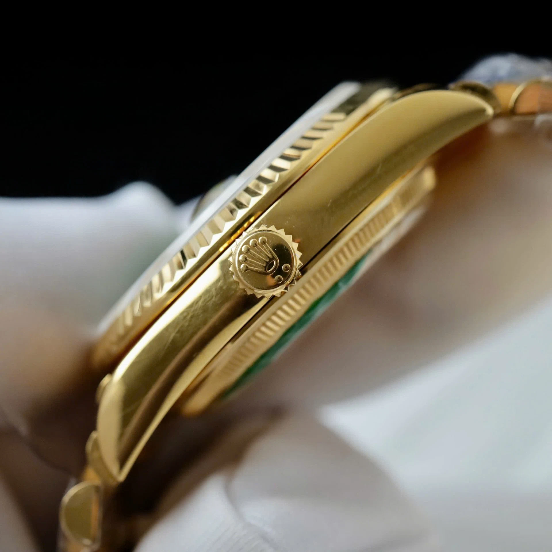 Rolex Day-Date Leuchtendgrün Zifferblatt mit Diamantbesatz 128238-0130 36 mm – Superclone – Bild 7
