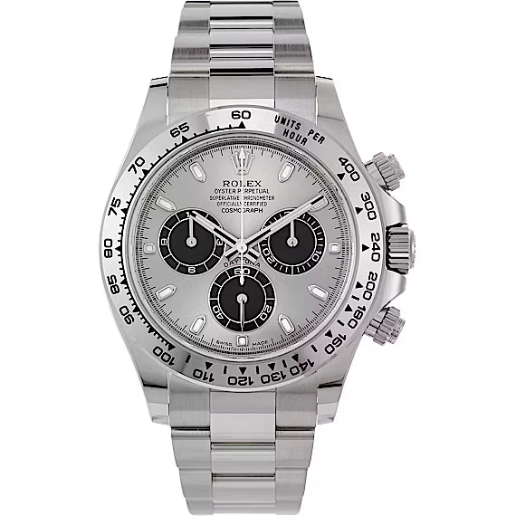 Superclone Daytona silberfarbenes Zifferblatt 116509