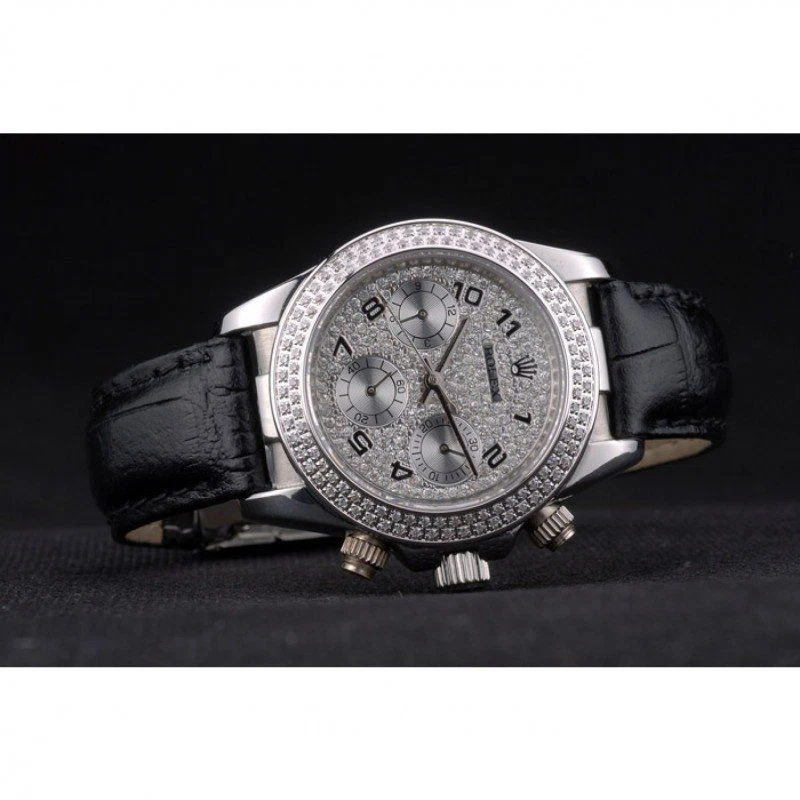 Daytona Zifferblatt mit Diamantbesatz REP016830 Schrägansicht