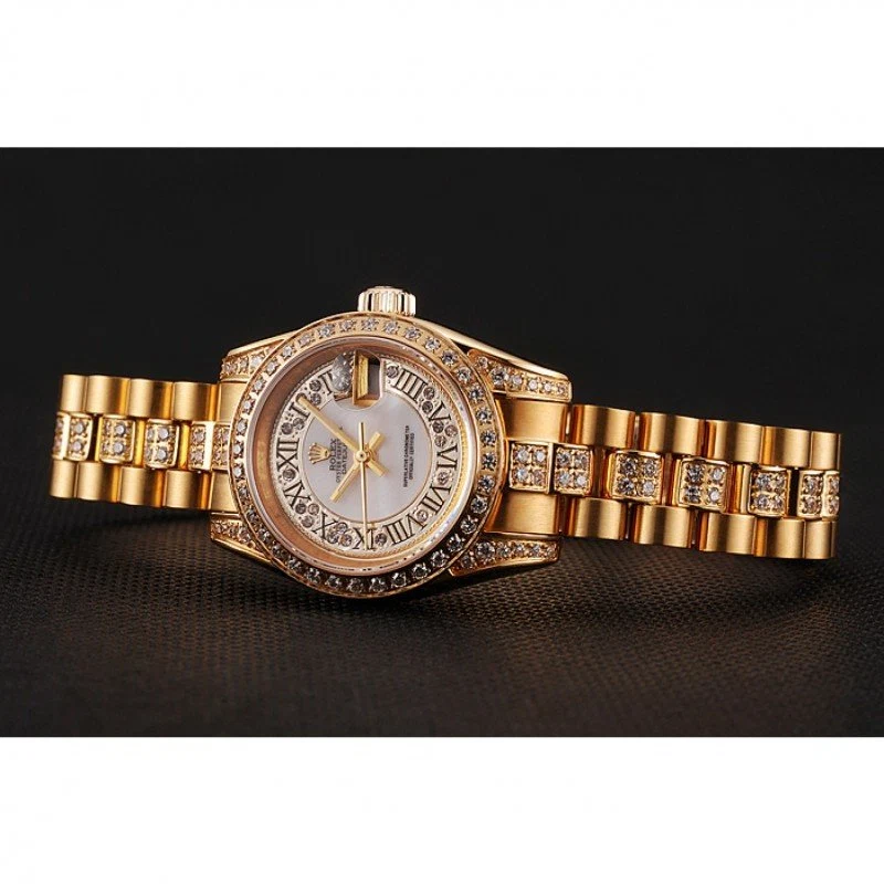 Superclone Datejust weißes Zifferblatt 1453957 Nahaufnahme