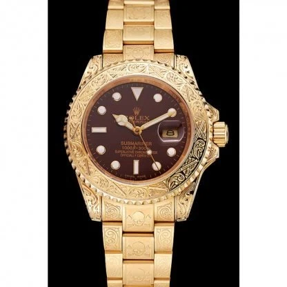 Submariner braunes Zifferblatt 1454070 Perspektivansicht
