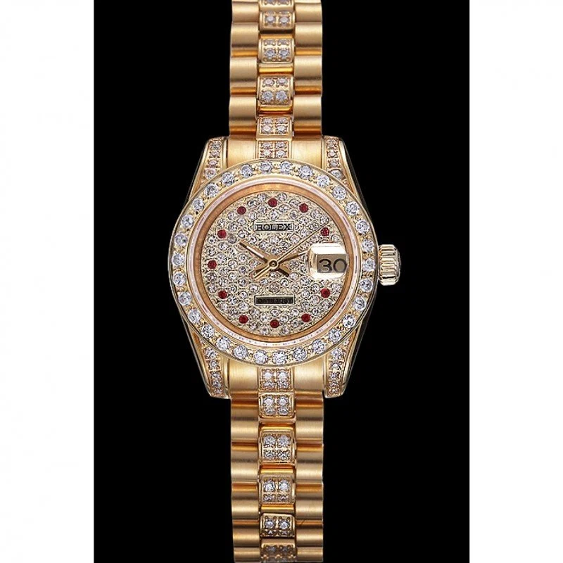 Superclone Datejust weißes Zifferblatt 622023 Perspektivansicht