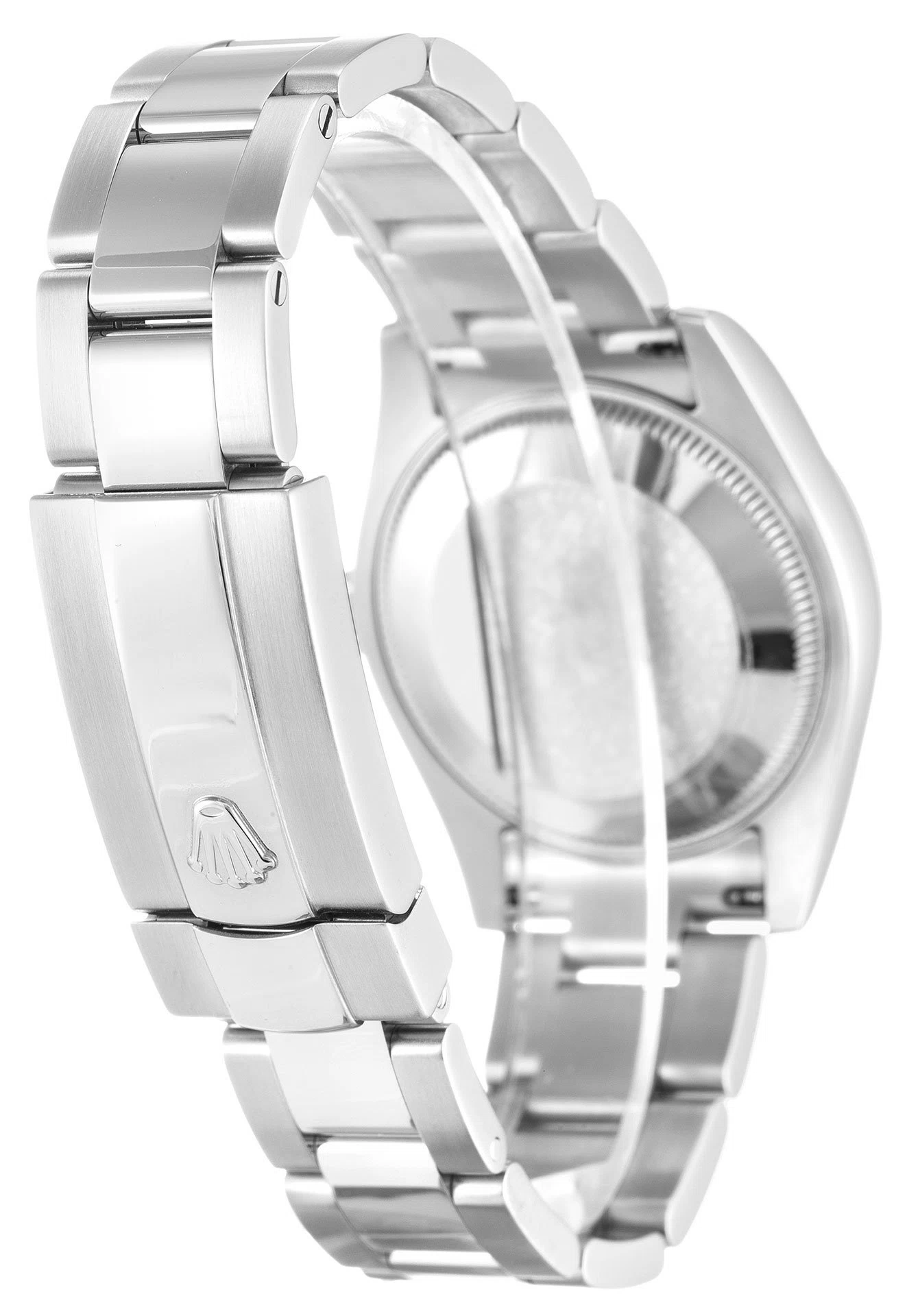Lady-Datejust silberfarbenes Zifferblatt 178240 Schrägansicht