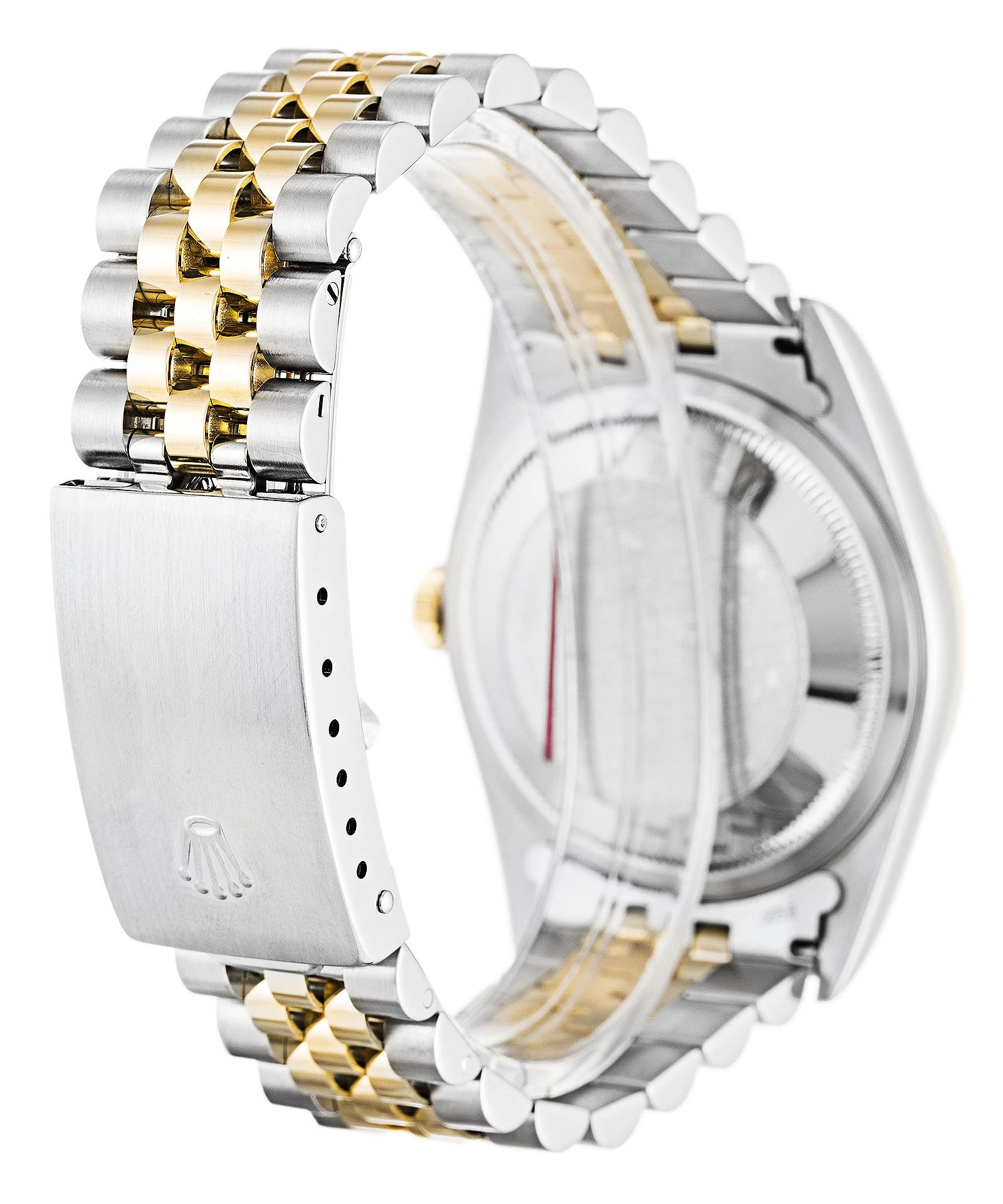 Datejust champagnerfarbenes Zifferblatt 16233 Schrägansicht