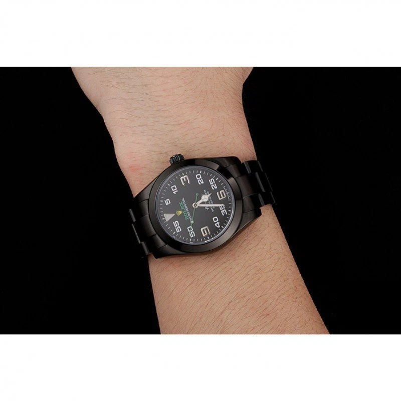 Air-King schwarzes Zifferblatt 1454019 Alternate Angle
