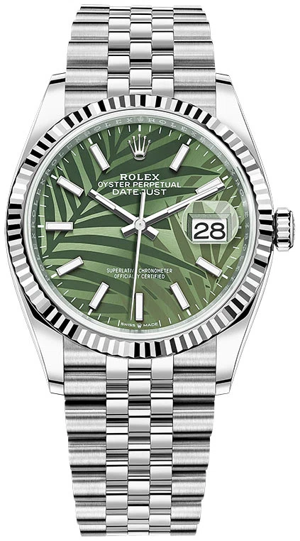 Datejust Zifferblatt mit Palmenmotiv 126234-0047