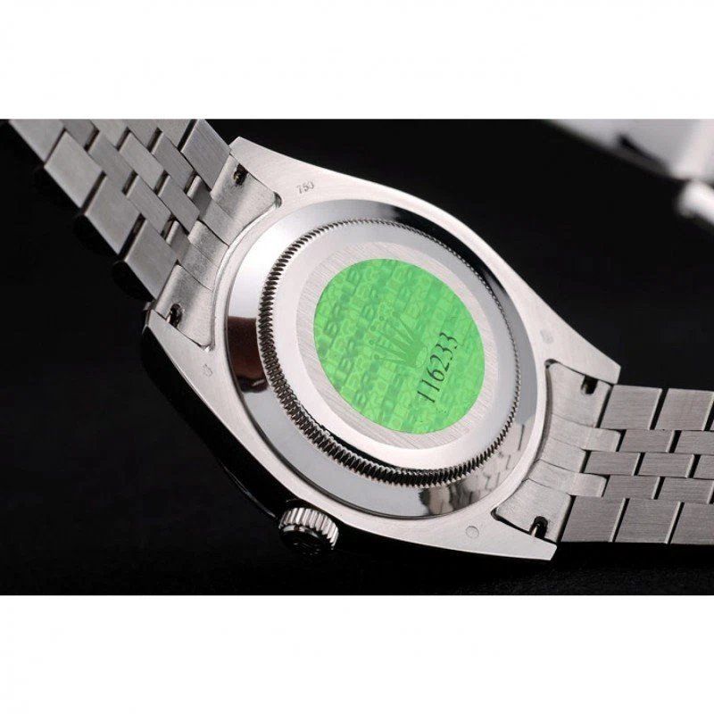 Datejust silberfarbenes Zifferblatt 41983 Stilansicht