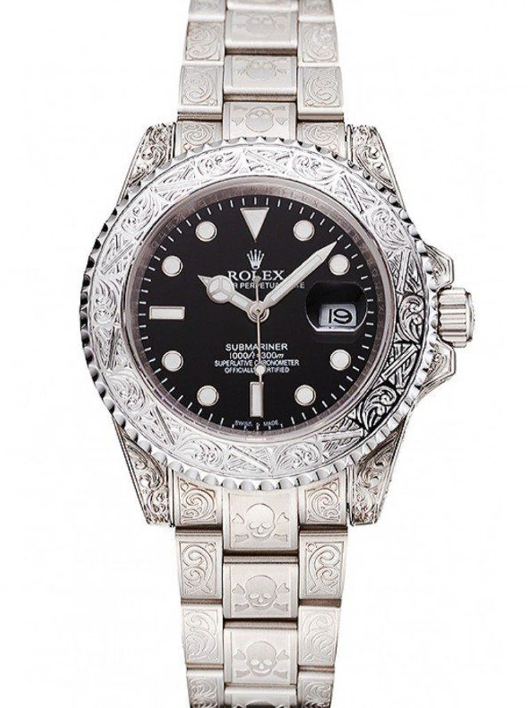 Superclone Submariner schwarzes Zifferblatt 1454093
