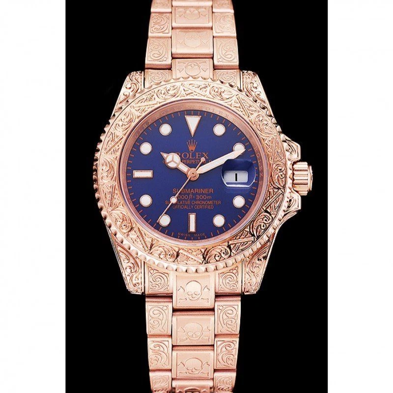 Superclone Submariner blaues Zifferblatt 1454085 Perspektivansicht