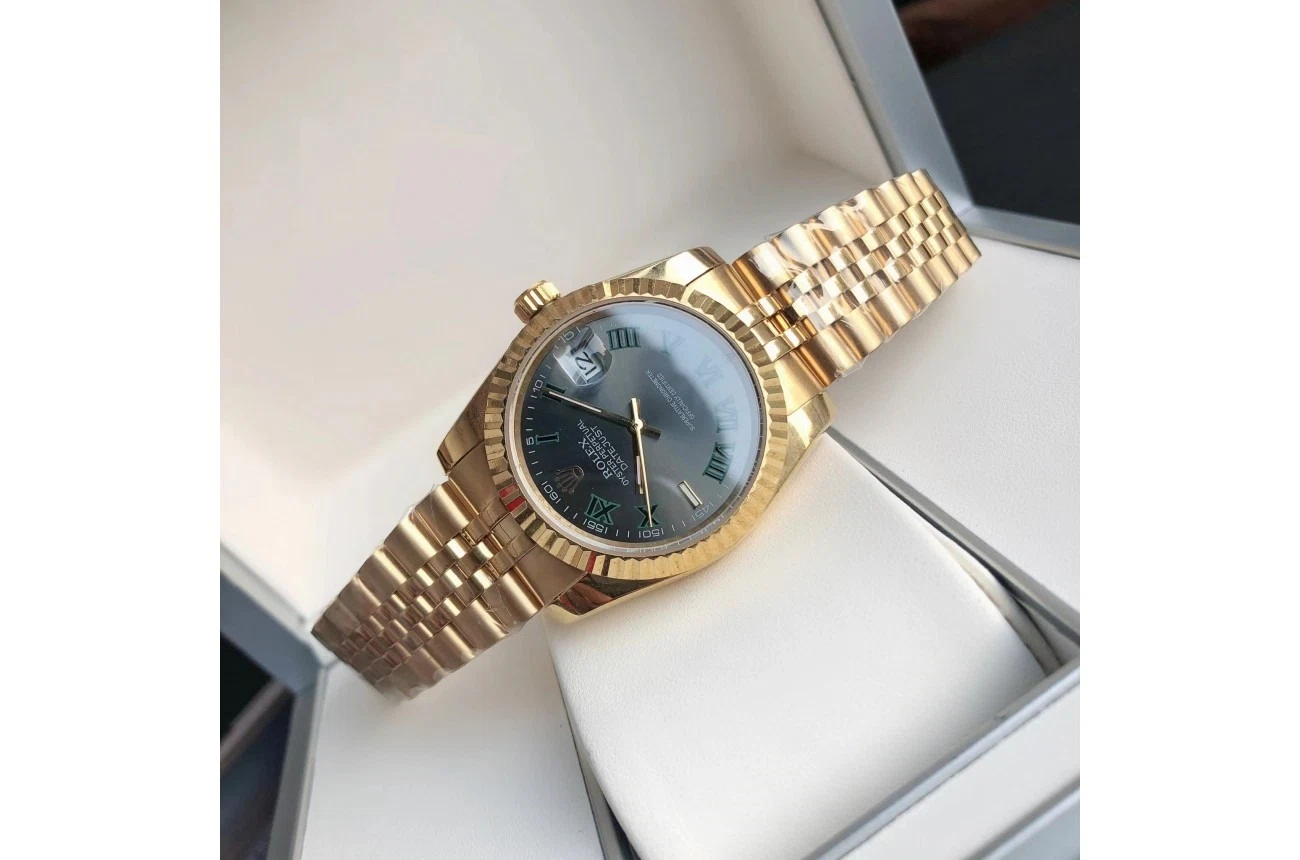 Datejust Roségold/Roségold Jubilee Armband Profilansicht