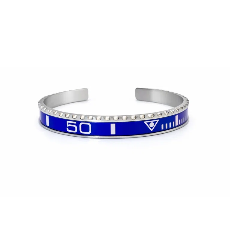 Blau Submariner Titanstahl-Armspange